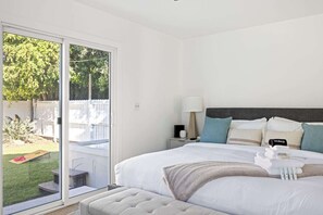 4 bedrooms, iron/ironing board, travel cot, WiFi