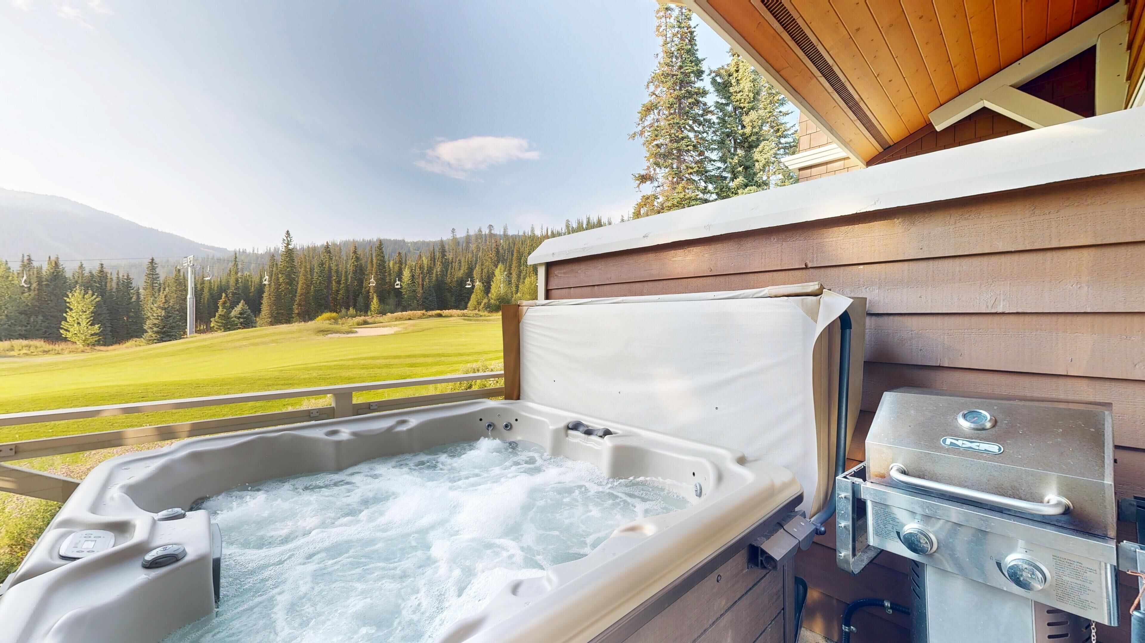 Bain à remous extérieur