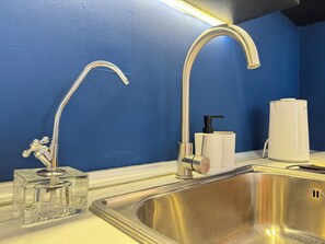 Apartment | Private kitchen | Fridge, microwave, dishwasher, cookware/dishes/utensils