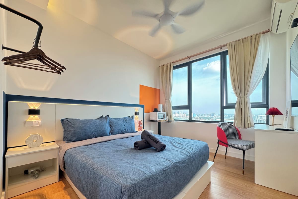 Apartment | Seterika/papan seterika, Wi-fi percuma, cadar katil 