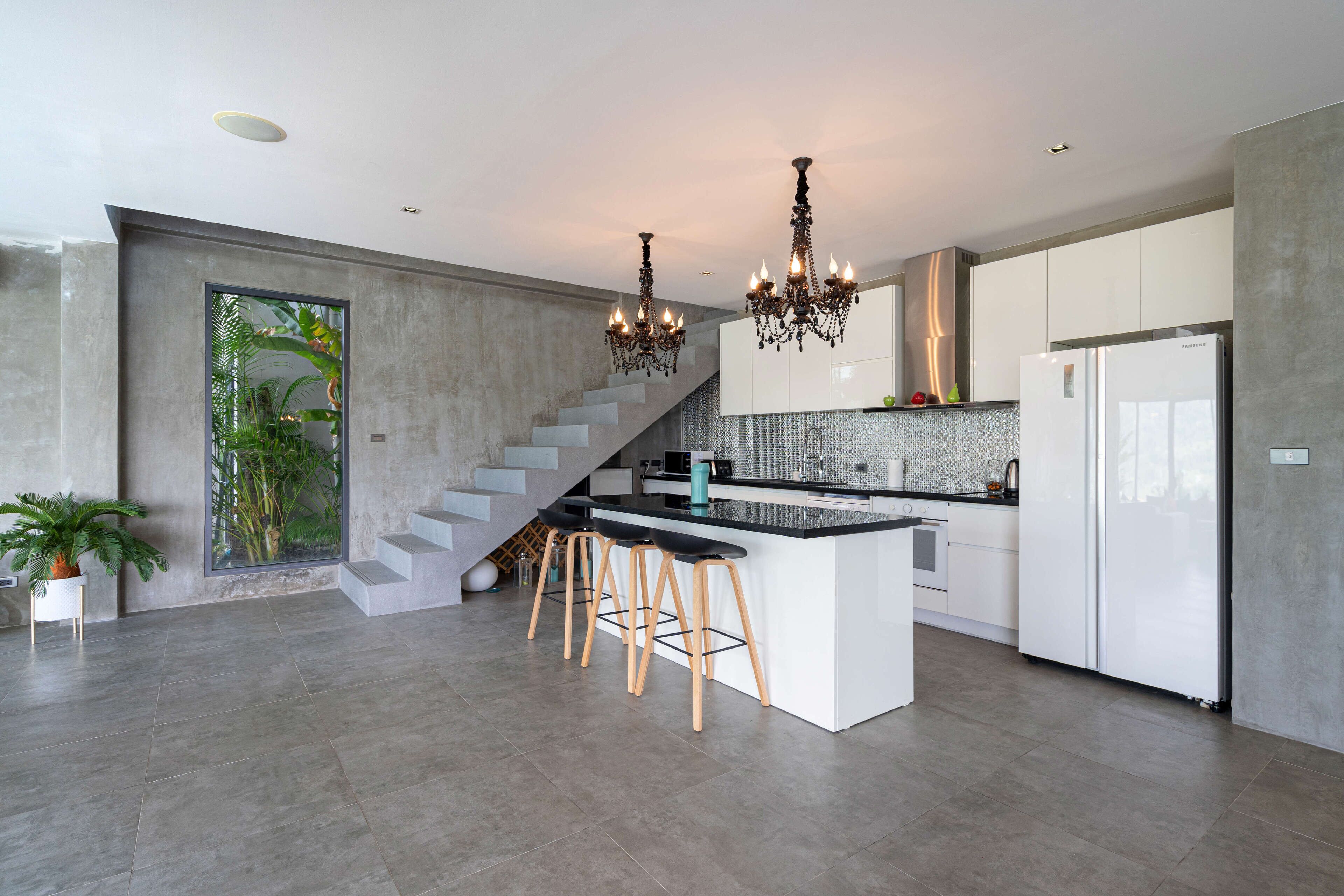 Villa Design, 3 chambres, vue colline | Cuisine privée