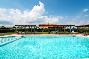 Outdoor pool - AGRITURISM IL GIGLIO DI S.ANTONIO WITH GARDEN FOR ANIMAL AND PRIVATE POOL (Toscana)