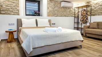 Kahden hengen deluxe-huone | 2 makuuhuonetta, ilmainen Wi-Fi, vuodevaatteet