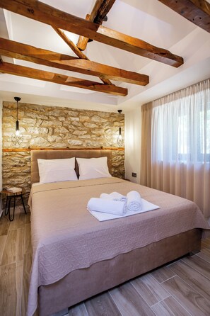 Comfort Villa, Mountain View | 2 bedrooms, free WiFi, bed sheets - Theros Easy Living (Thasos)