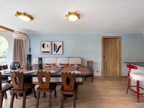 Dining - Spacious apartment with jacuzzi, Courchevel (Courchevel 1550)