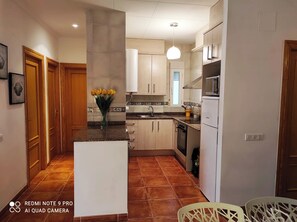 Microwave, oven, stovetop