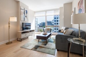 TV, offices - Luxury Apt Near Downtown (Stamford, CT)