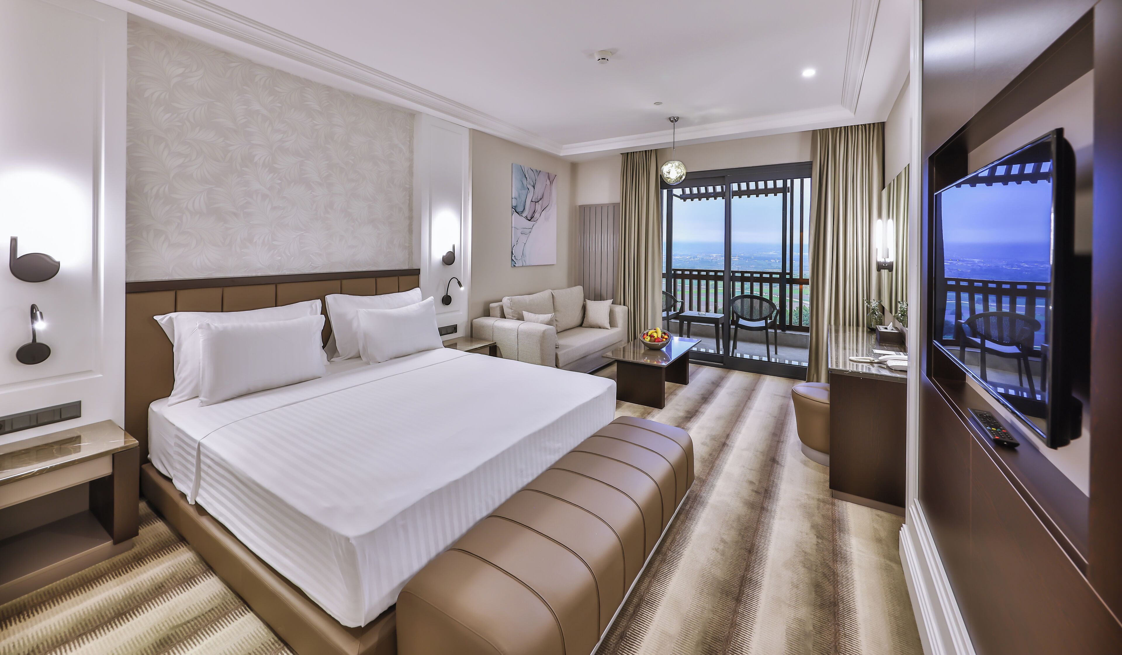 Literie de qualité supérieure, minibar, coffres-forts dans les chambres