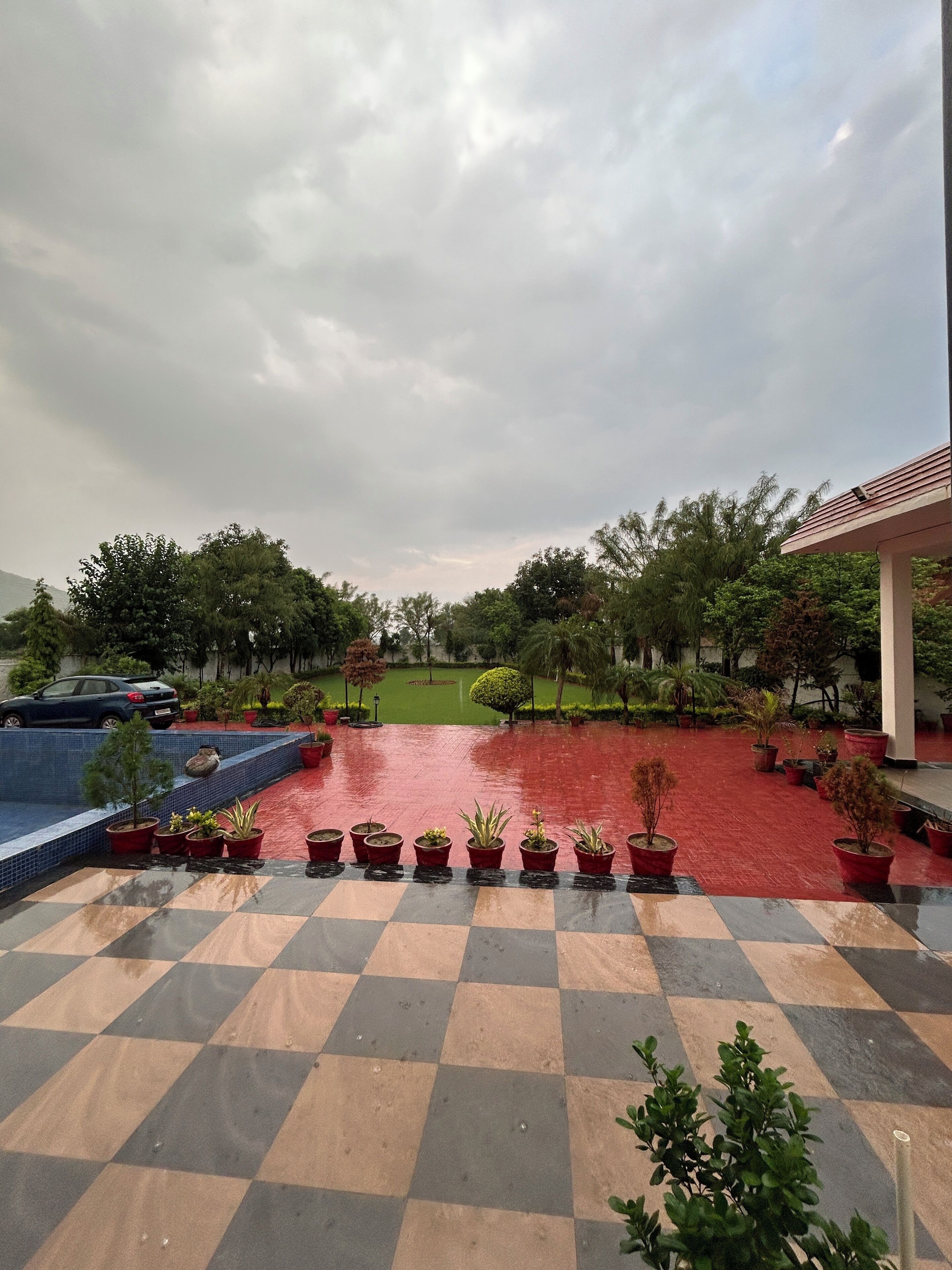 Enceinte de l’hébergement