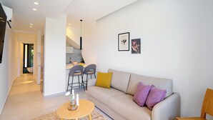 Design Apartment | Living area - Inia Apartments (Malevizi)