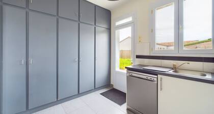 Casa con jardín tranquilo para 6