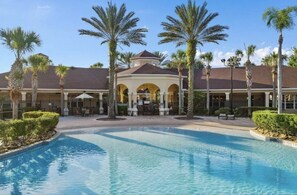 Townhome, 3 Bedrooms | Pool | A heated pool - Beautiful 3 Bed Townhome In Windsor Hills Resort 3 Bedroom Townhouse by RedAwning (Kissimmee)