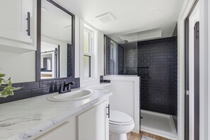 Hair dryer, towels