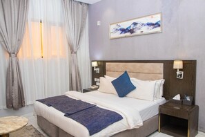 Egyptian cotton sheets, premium bedding, down duvets, pillow-top beds