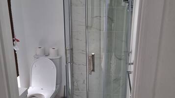 Towels, soap, toilet paper