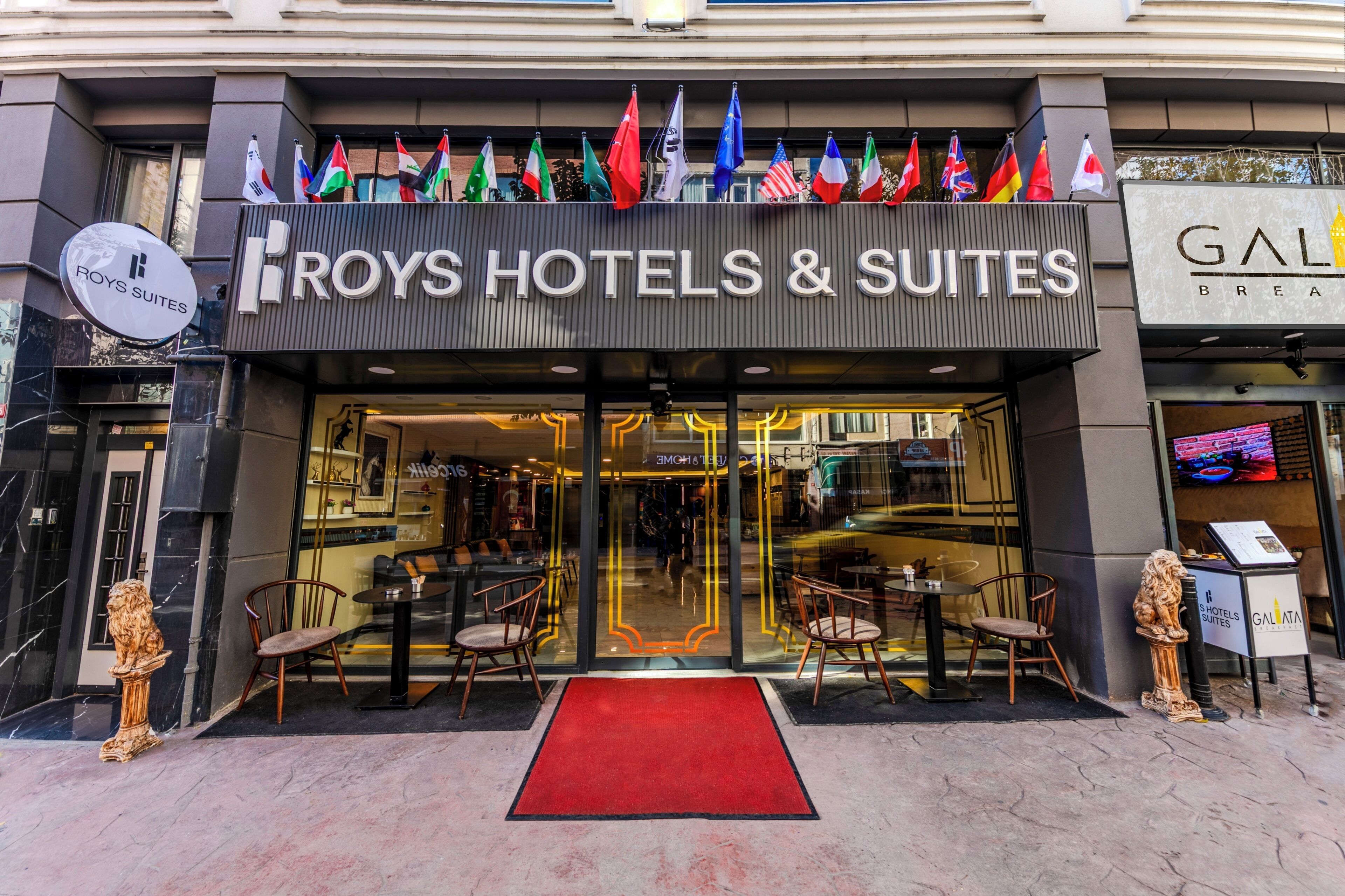 Façade de l’hébergement