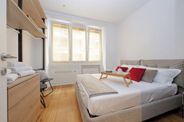 1 غرفة نوم ومكواة/لوح كي وواي فاي مجانًا وملاءات أسرّة