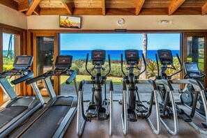 Fitness facility - Ground Floor, Ocean View, Walking Distance to Shops, Food & Beach! - Vrkcv (Waikoloa)