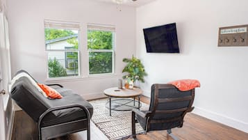 House (2 Bedrooms) | Living area | 50-inch TV with digital channels