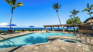 3 outdoor pools - Ocean Front Views - Central AC - 3 Complex Pools - Vrkcv (Kailua-Kona)
