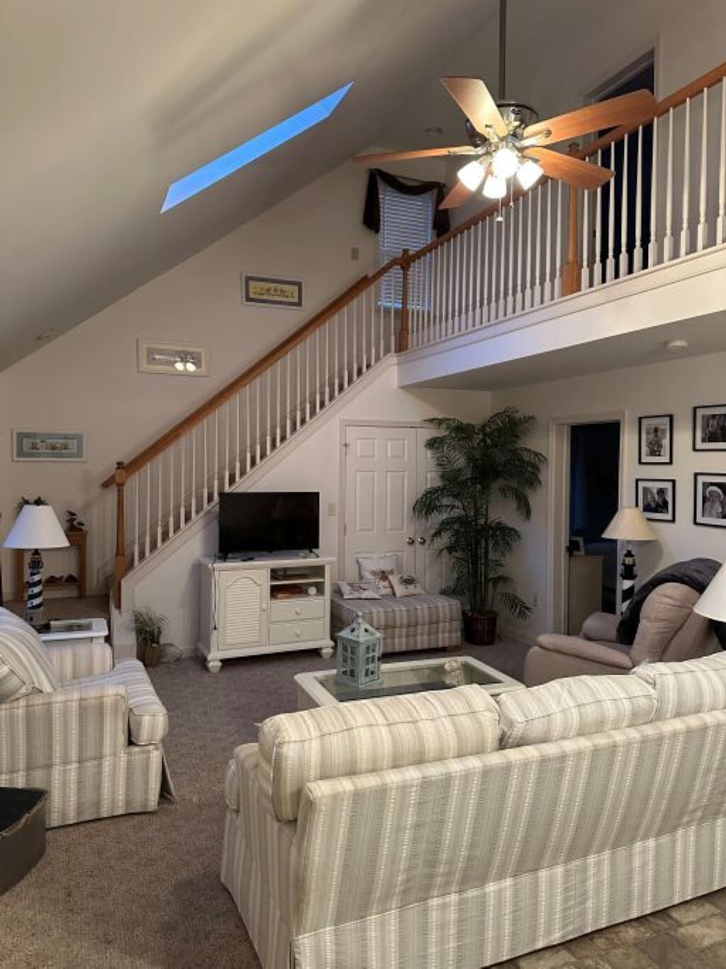 Téléviseur connecté, foyer, lecteur de DVD, livres