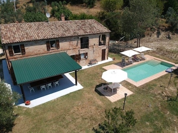 Private villa with pool and large veranda