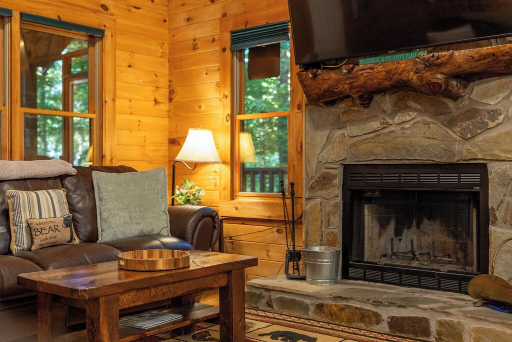 Smart TV, fireplace, printers