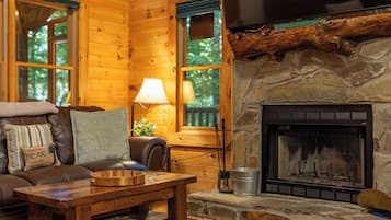 Smart TV, fireplace, printers