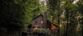 Cozy 2-bedroom cabin with WiFi, firepit, and more in Blairsville!