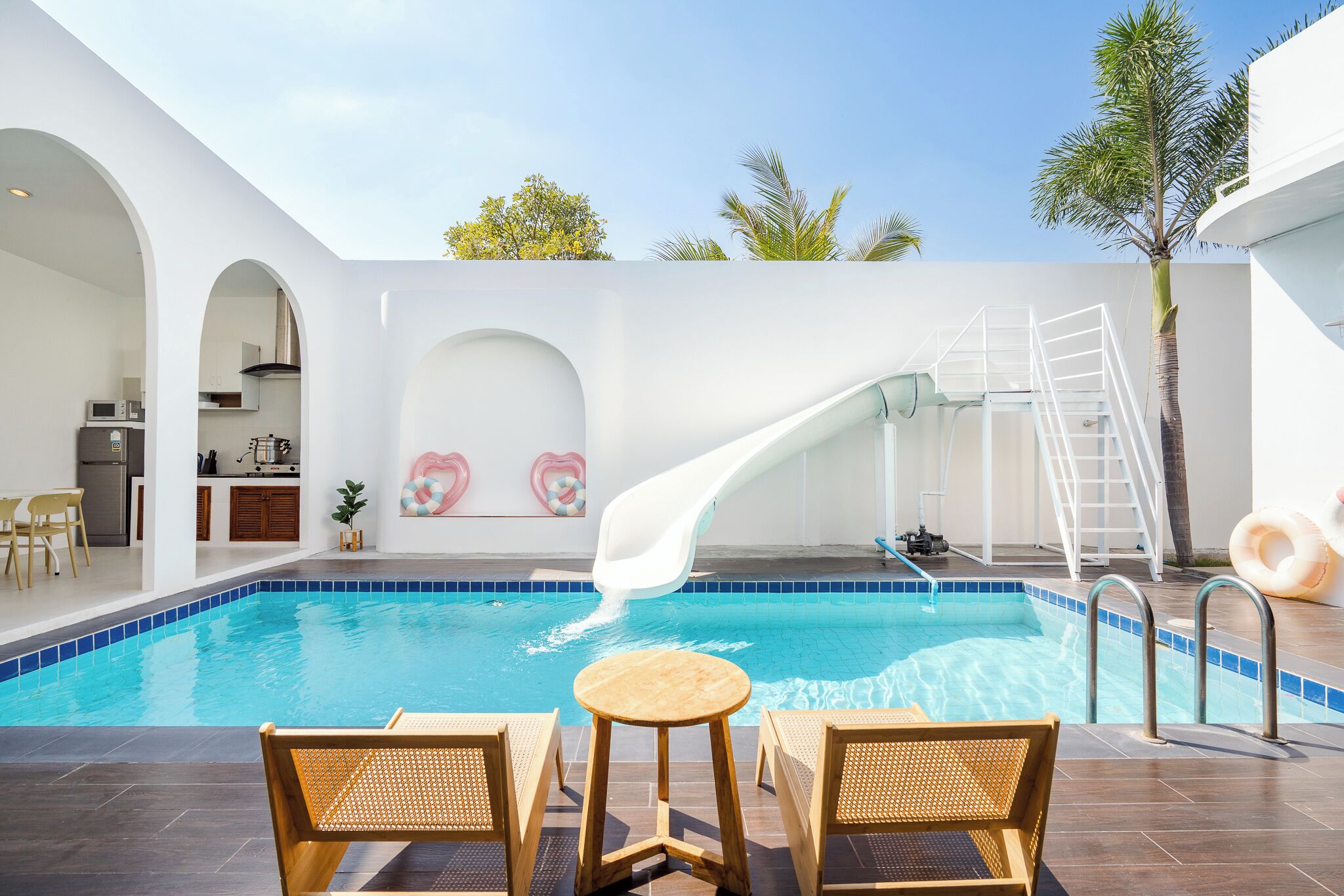 Superior-Haus, 3 Schlafzimmer, Balkon, Poolblick | Eigener Pool