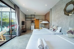 Four-Bedroom Villa | Desk, blackout drapes, free WiFi - EL MAR POOL VILLA (Cha-am)