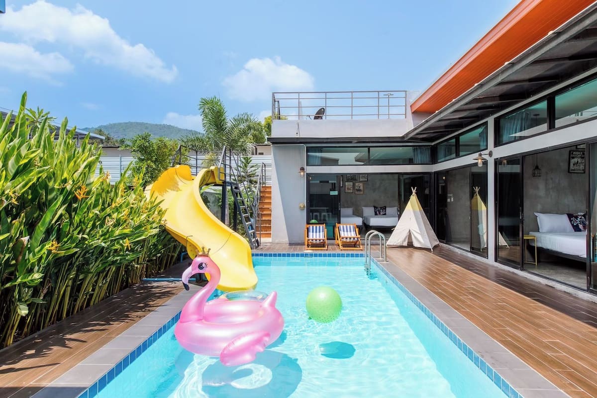 Superior House, 3 Bedrooms, Balcony, Pool View | 4 bedrooms, desk, blackout curtains, free WiFi