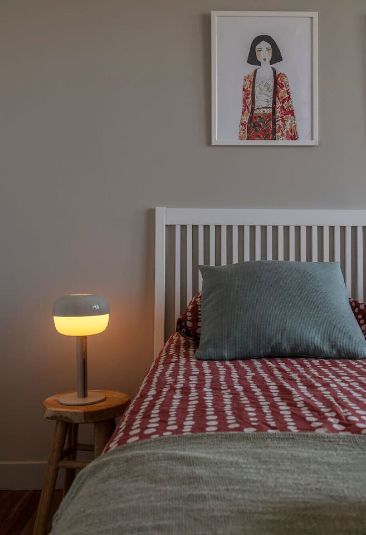 1 bedroom, desk, iron/ironing board, travel cot