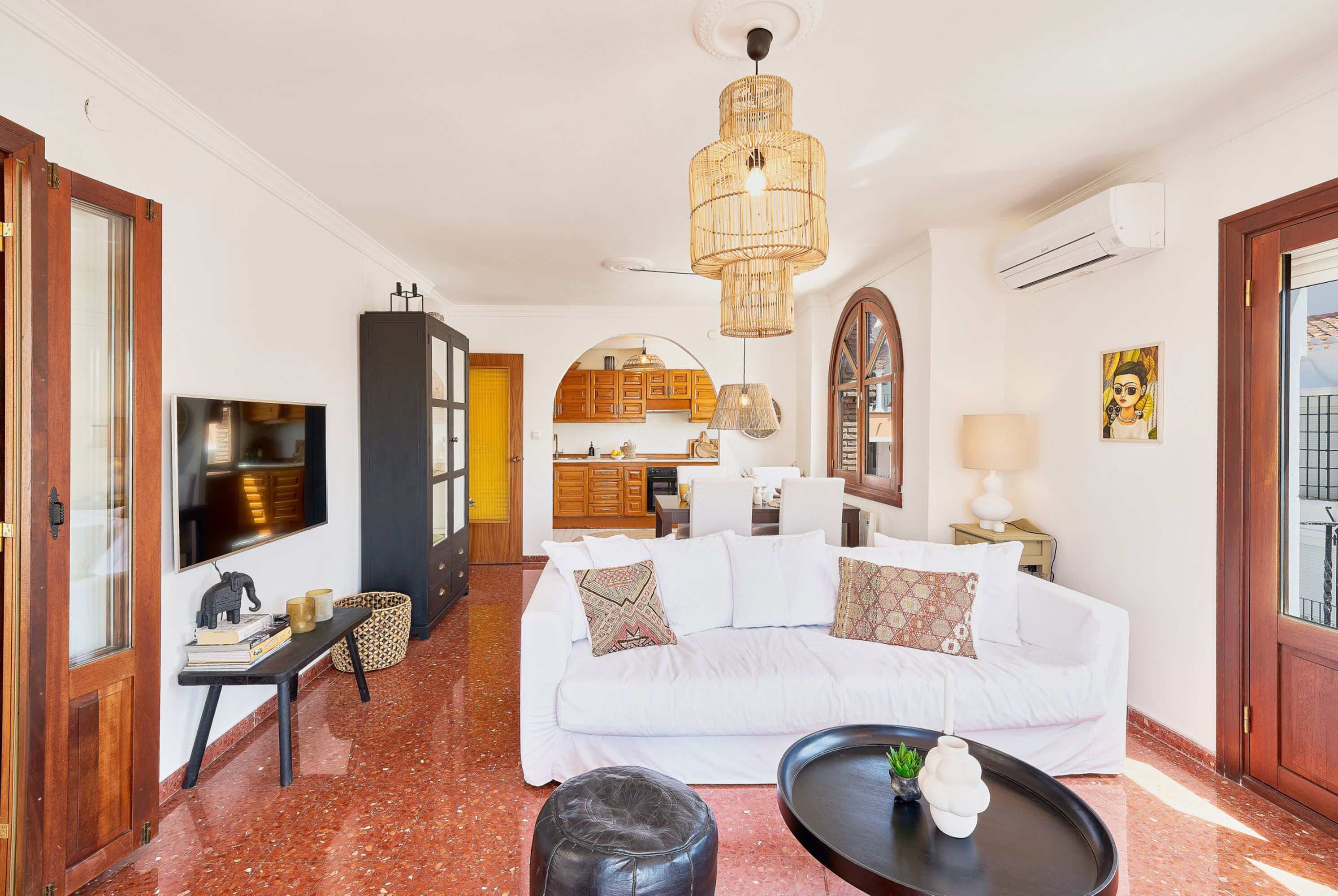 Superior-Apartment, 2 Schlafzimmer, Meerblick | Wohnbereich