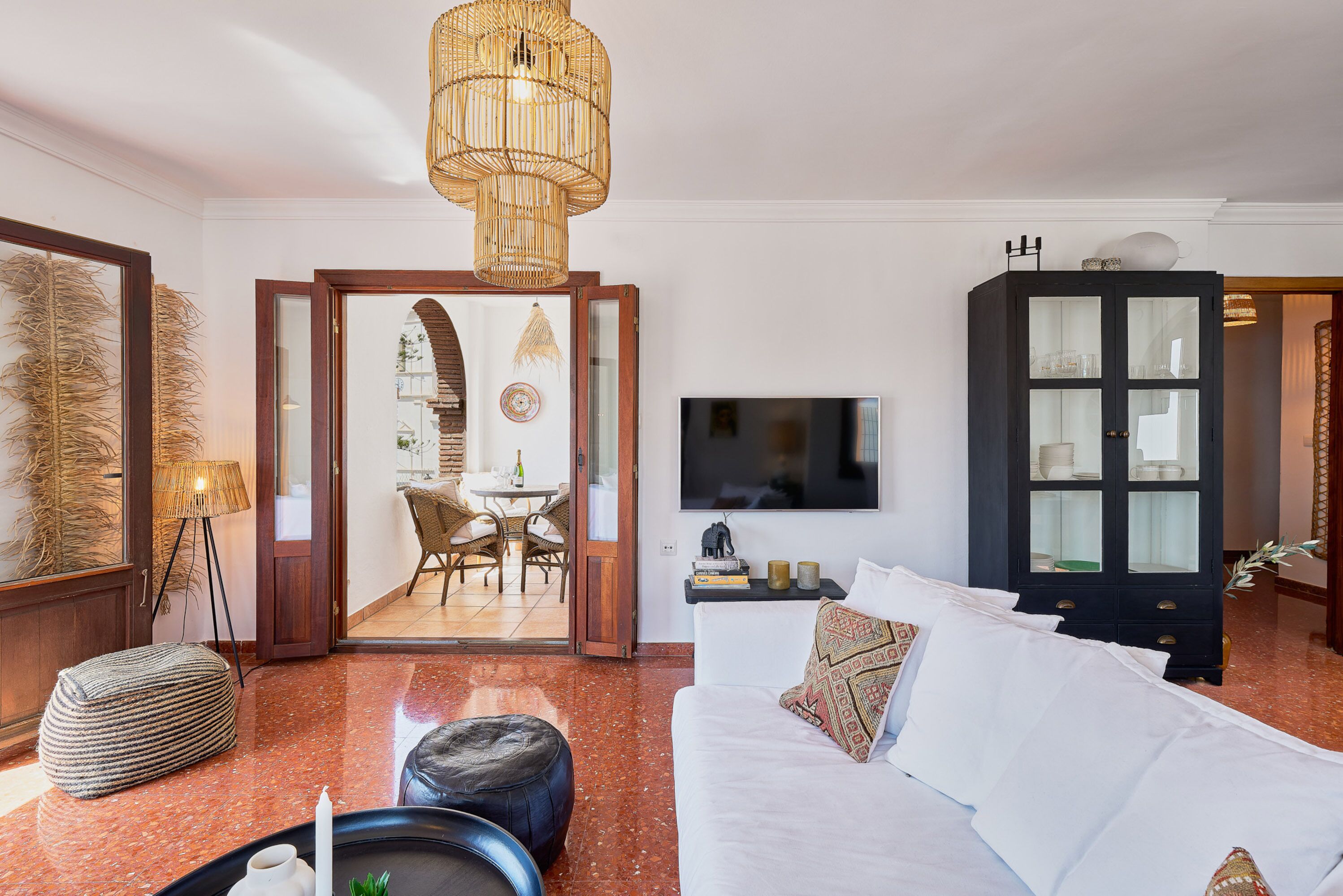 Superior-Apartment, 2 Schlafzimmer, Meerblick | Wohnbereich