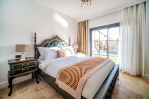 Deluxe Double Room, 1 Queen Bed, Pool View | Egyptian cotton sheets, premium bedding, down comforters - Zaena Hotel Alaçatı (Cesme)