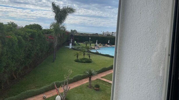 View from property - Apartment With Swimming Pool and sea a few Meters Away (Casablanca)