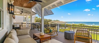 Spacious 6-bedroom Oceanfront Beach house w/ private pool in Indian Rocks Beach