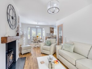 TV, fireplace - 3 bedroom accommodation in Brynrefail, Nr Caernarfon (Brynrefail, Nr Caernarfon)