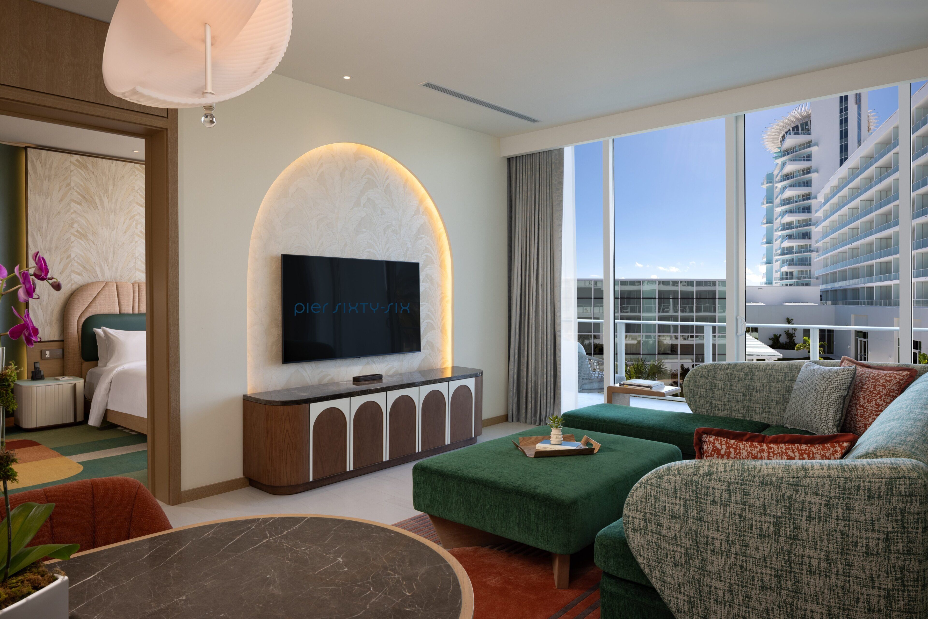 Villa (Harbour, King) | Frette Italian sheets, premium bedding, in-room safe