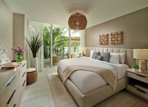 Italiaanse Frette-lakens, luxe beddengoed, een kluis op de kamer