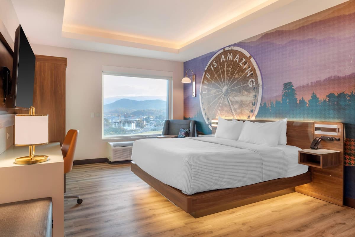 Zimmer, 1 King-Bett, Bergblick