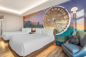 Standard Room, 2 Queen Beds, Mountain View