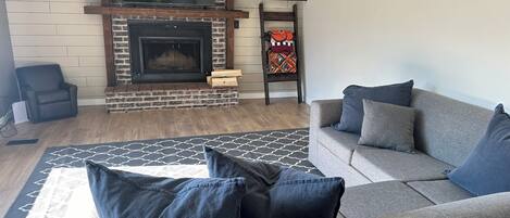 TV connectée, cheminée