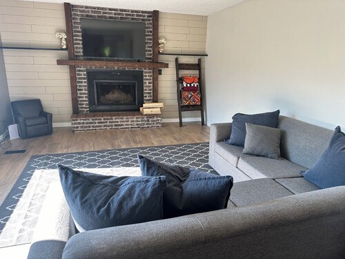 Large newly renovated house.  Cozy and convenient. 