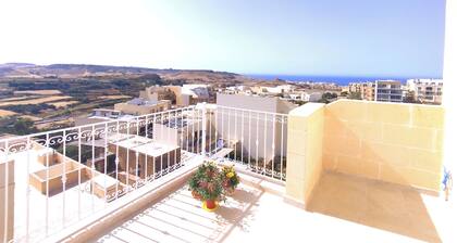 "Golden Pegasus" airy luxury brand new penthouse on level 7 in Xaghra, Gozo