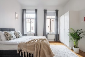 2 chambres, fer et planche Ă repasser, Wi-Fi, draps fournis