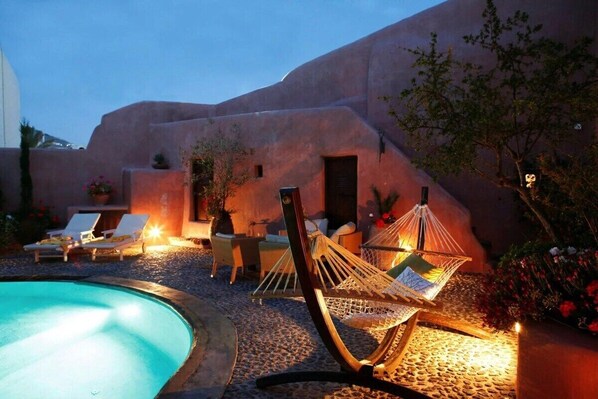 Pool - Villa Io: 3BR Historic Villa with Private Pool (Santorini)