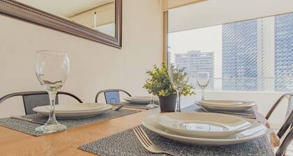 Charming 2-bedroom apartment with AC, WiFi in Parque Arauco