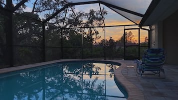 Una piscina climatizada